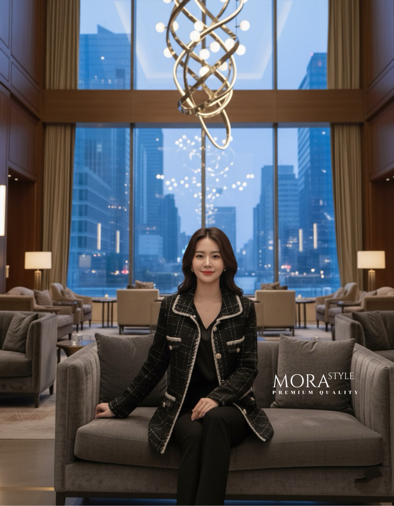 เสื้อคลุมแขนยาวผ้าทวีต ทรงสวยหรูดูแพง ใส่ออกงานได้ เป็นอีกรุ่นที่ติดตู้ไว้ได้ใส่แน่นอนค่ะ