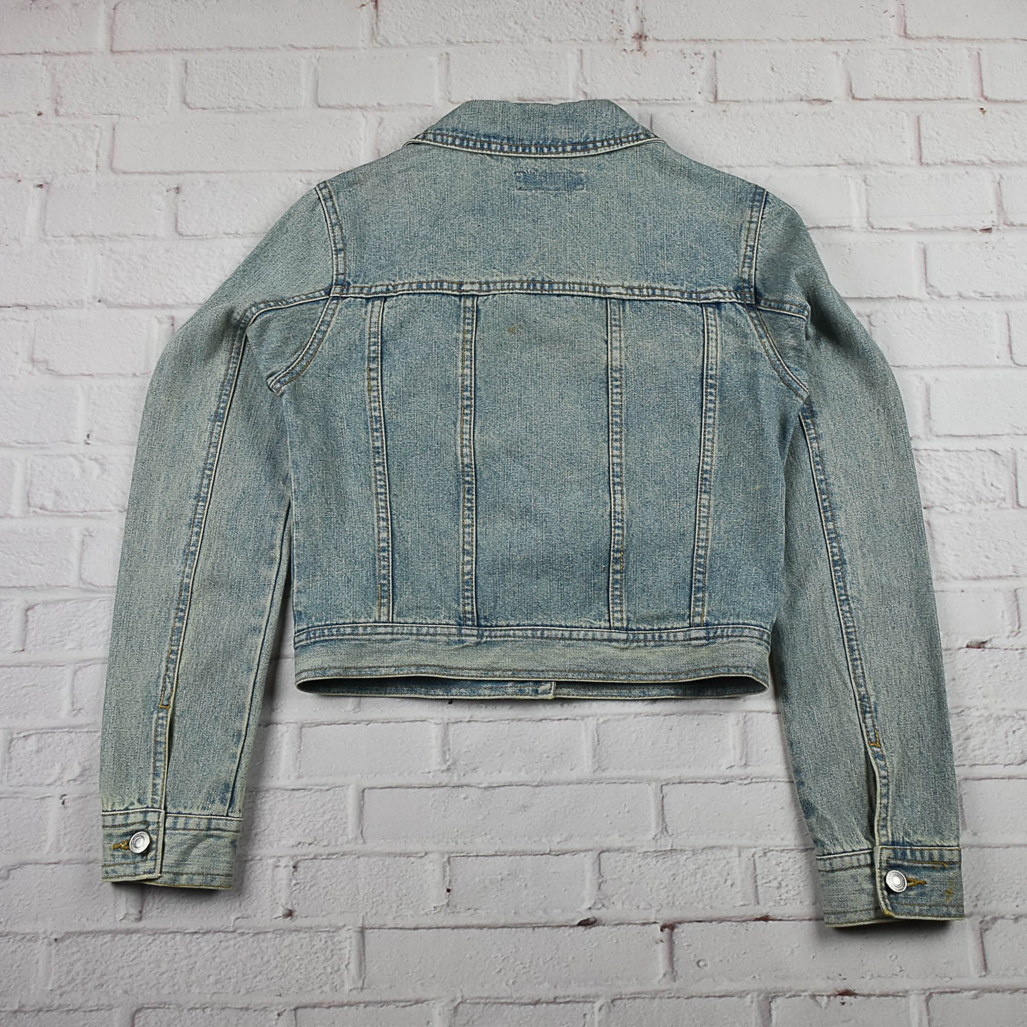 "เสื้อเด็ก" C.O.L.Z.A อกจริง 33 ไซส์ 140 เสื้อแจ็คเก็ตยีนส์ แขนยาว เด็กหญิงชาย ทรงสวย เนื้อผ้านุ่มใส่สบาย ใส่คลุมกันแดด