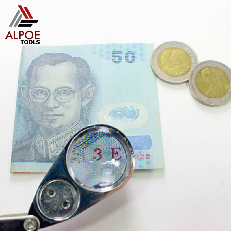 เลนท์ขยายพับได้ งานโลหะ ไฟ 2 สี รหัส No.9890