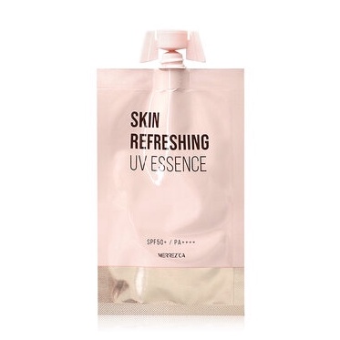 (6ซอง/กล่อง) Merrez'ca Skin Refreshing UV Essence เมอร์เรซกา สกิน รีเฟรชชิ่ง ยูวี เอสเซนซ์ 5 มิลลิลิตร