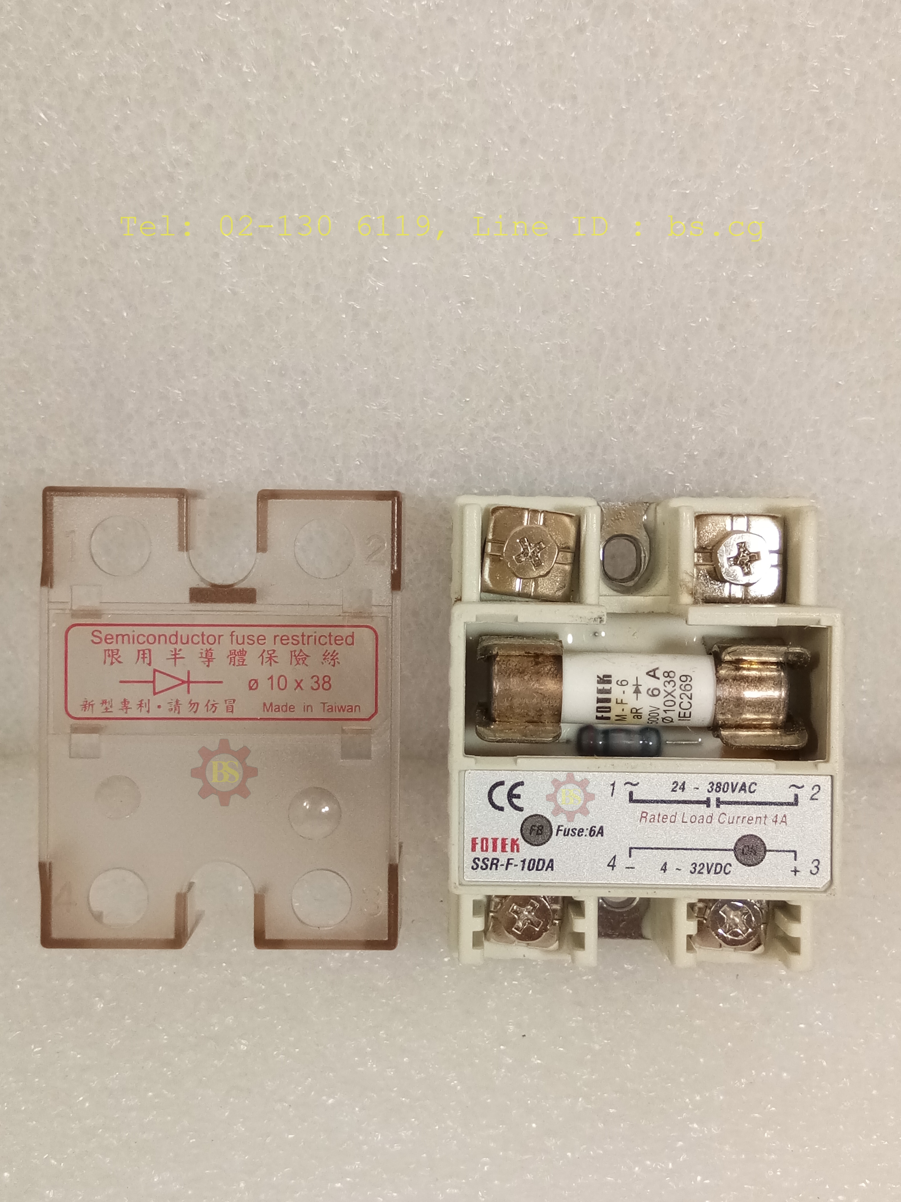 FOTEK : Fuse: 6A SSR-F-10DA