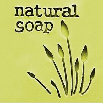 NATURAL TULIP SOAP STAMP 4.2 x 4.2 CM.