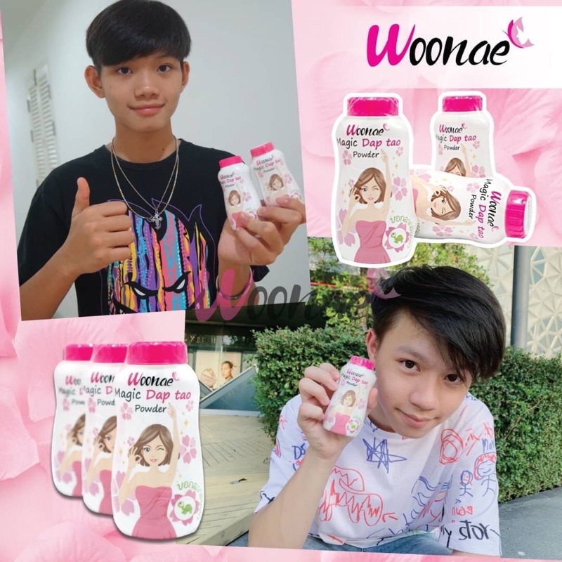 Woonae Magic Dap Tao Powder 35g แป้งระงับกลิ่นกาย
