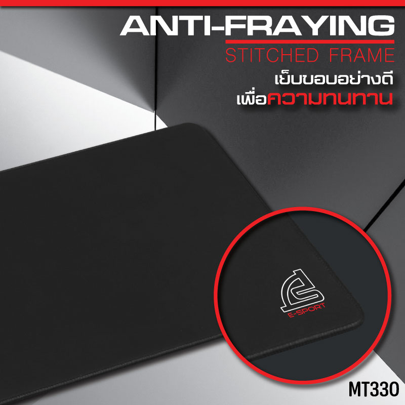 MT330 SIGNO E-SPORT AREAS-3 SPEED MOUSEPAD GAMING 90x40 cm 3มิล MP-SI-ES-MT330
