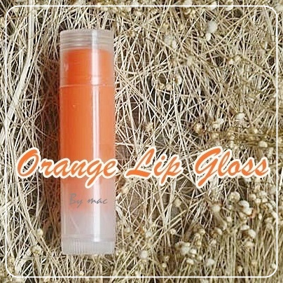 ORANGE LIP GLOSS สีส้ม กลิ่นส้ม