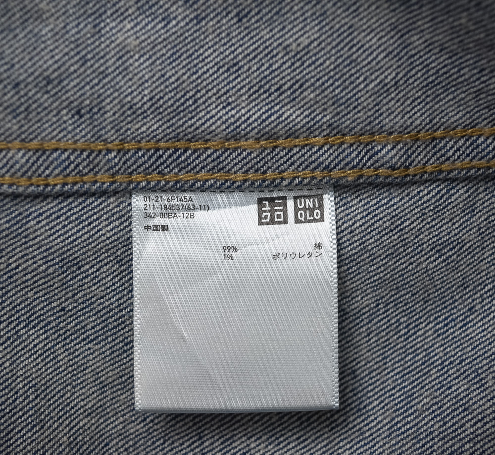 UNIQLOแท้ รอบอก 32 เสื้อแจ็คเก็ตยีนส์ ผู้หญิง ยูนิโคล่ สียีนส์ เสื้อแขนยาว เนื้อผ้าดี