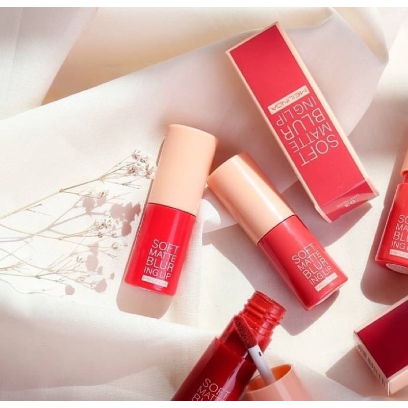 MEILINDA Soft Matte Bluring Lip 3.5g #MC2063 ลิปซอฟแมทเนื้อนุ่มลื่น