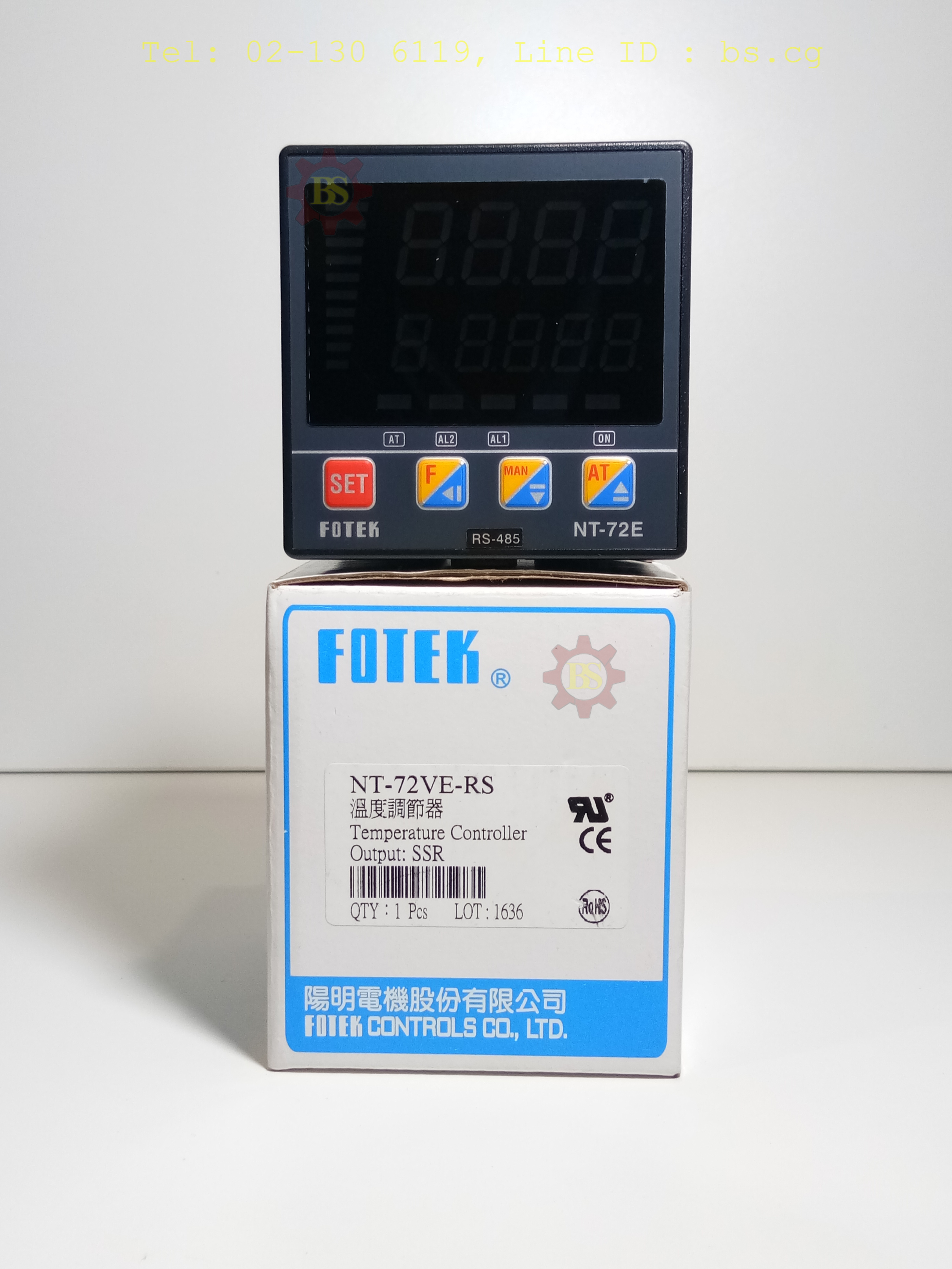 FOTEK : Temperature Controller Output:SSR NT-72VE-RS