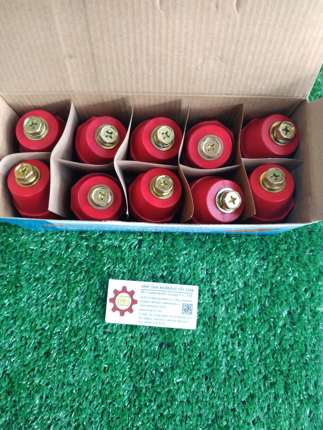 PTEN :ลูกถ้วยบัสบาร์ AT-60 (รวมสกรู)