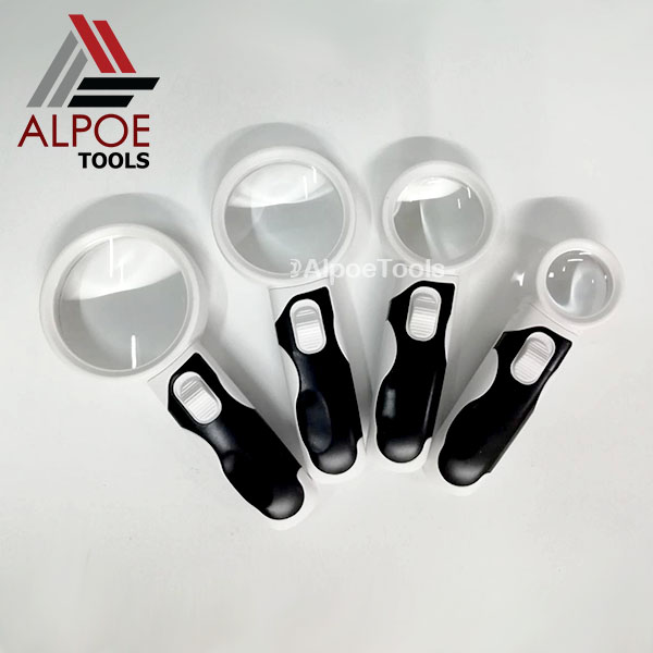 แว่นขยาย แบบด้ามจับ มีไฟ งานถอดหัวได้ รุ่น 773XXB