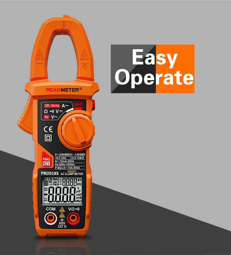 PM2018S Smart AC Digital Clamp Meter *(สินค้ารับประกัน 1ปี)*