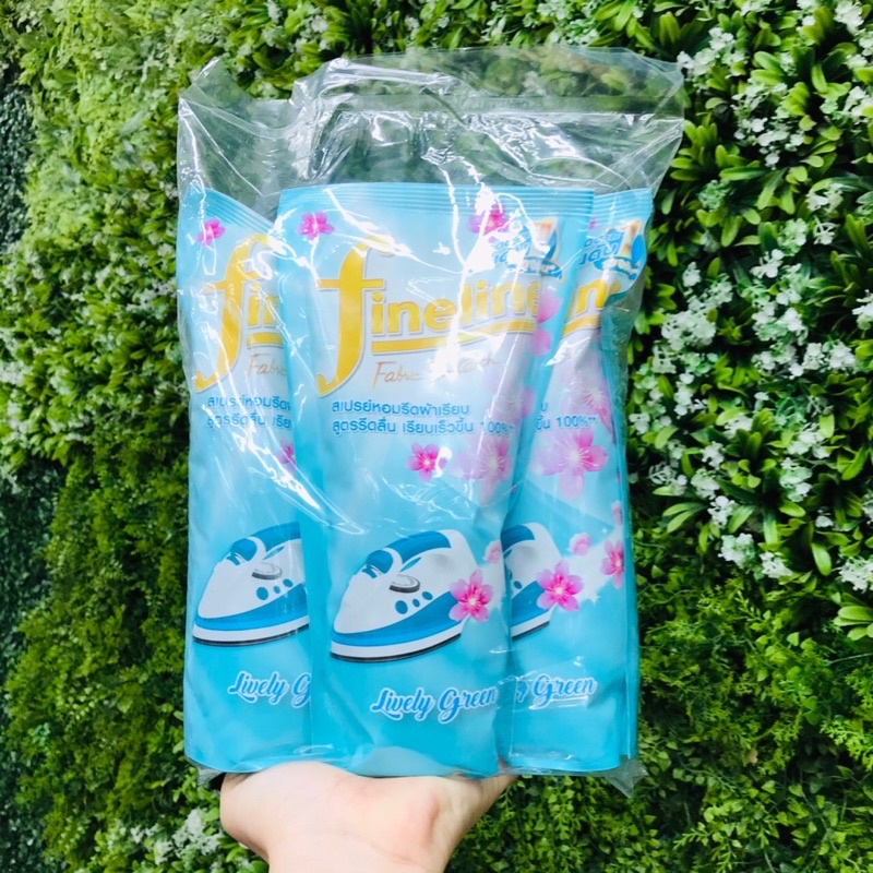 ไฟน์ไลน์ ผลิตภัณฑ์รีดผ้าเรียบ แบบถุงเตืม 500 ml *3 ถุง Fineline Fabric Starch หอม และเรียบ ในคราวเดียว