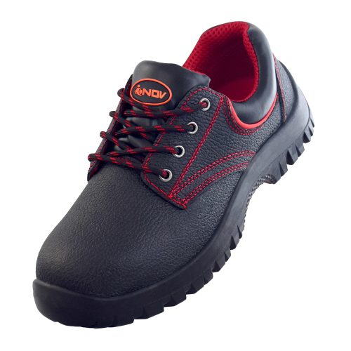INOV : รองเท้าเซฟตี้หุ้มส้น หนังวัวแท้ พื้นเส้นใยคาร์บอนป้องกันไฟฟ้าสถิตย์ พื้นเสริมเหล็ก