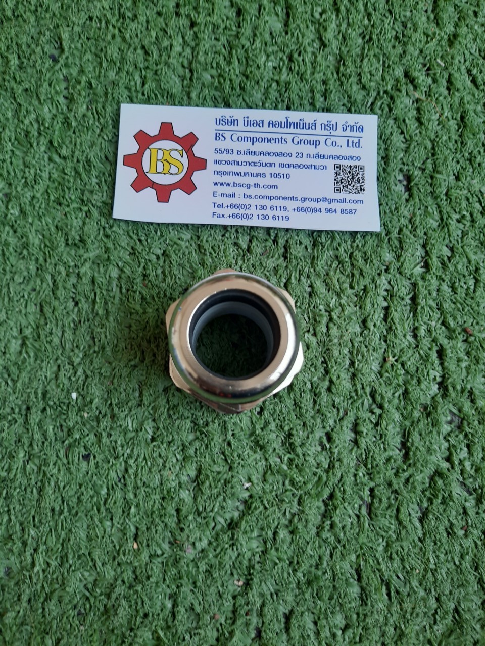 SHINOHAWA : Brass Cable grand ทองเหลือง ชุบนิเกิ้ล G1" IP44