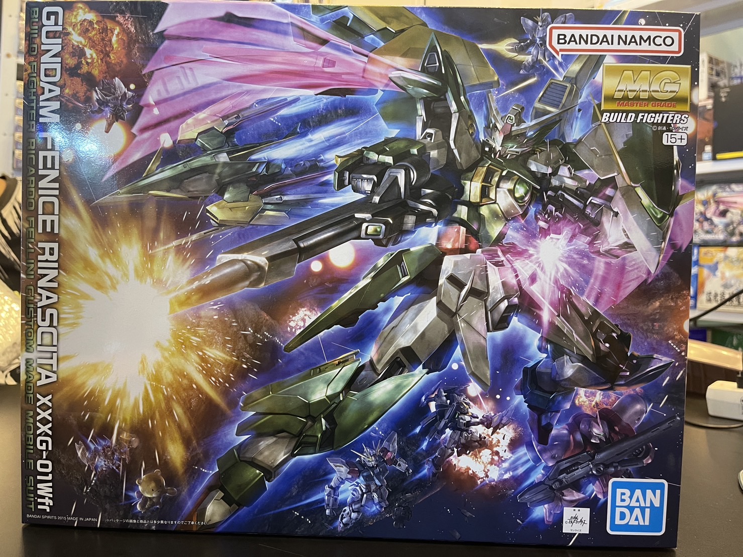 MG 1/100 Gundam Fenice Rinascita 4800yen Bandai