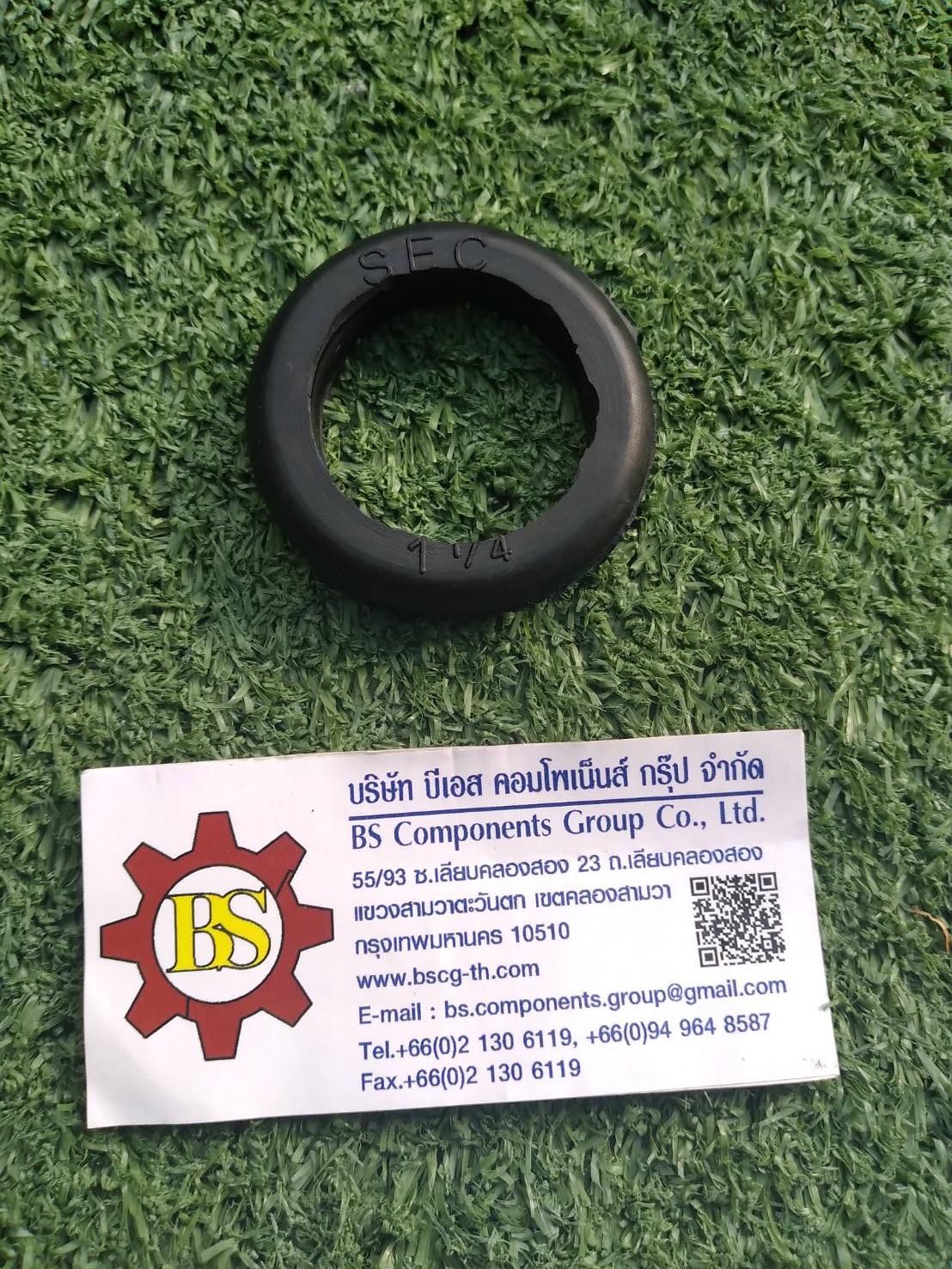 SEC : ลูกยางกันบาด 1.1/4" ดำ
