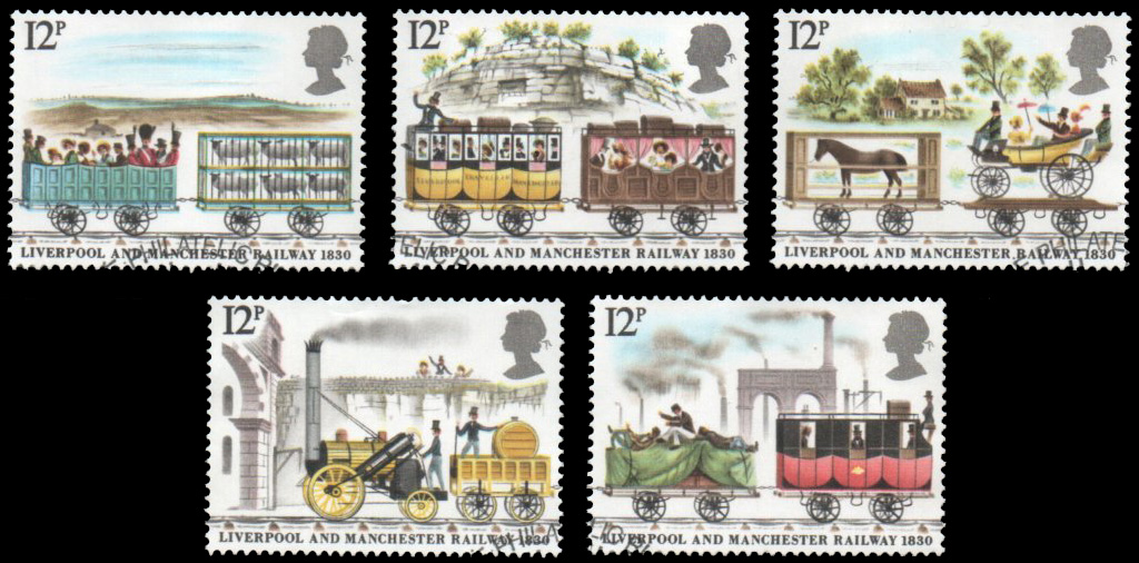 The 150th Anniversary of the Liverpool-Manchester Railroad 1980
