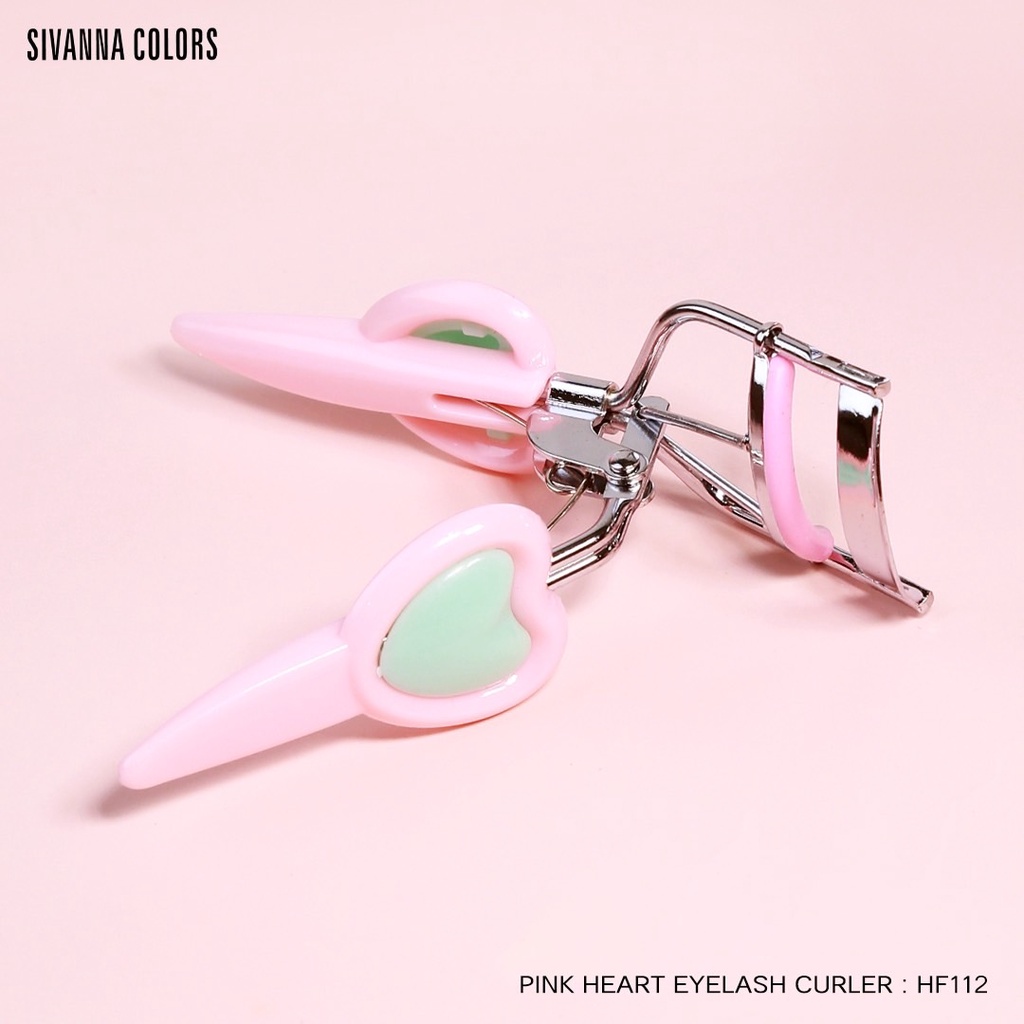 Sivanna Pink Heart EyeLash Curler HF112 ซิเวนน่า ที่ดัดขนตา พิ้งค์ ฮาร์ท