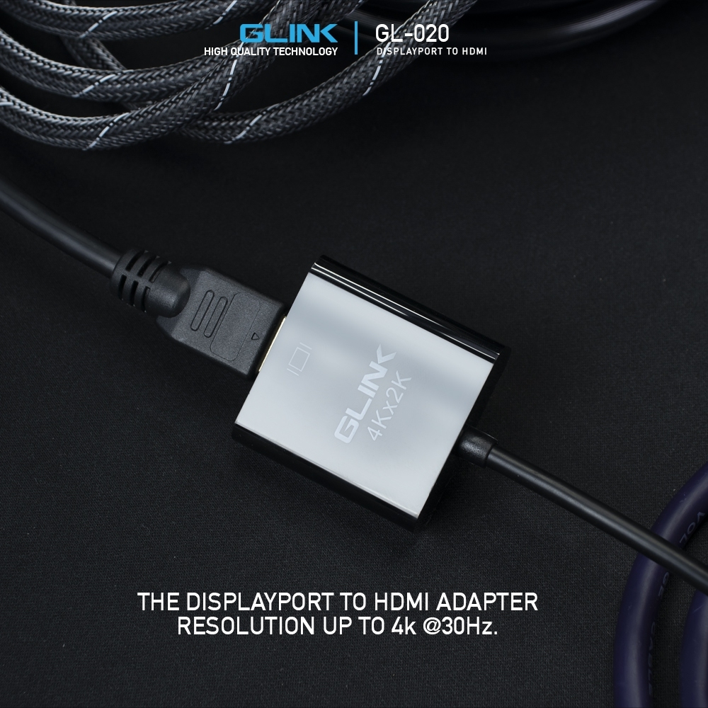 GL-020 GLINK CABLE DISPLAY(M) TO HDMI (F) CA-DP-HM-GL020