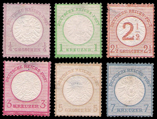 1872 Germany First Issue Rare (6)