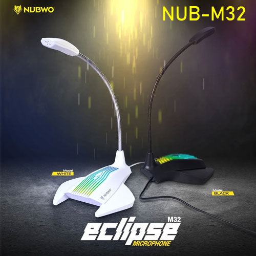NUBWO NUB-M32 Nubwo ไมโครโฟนเกมมิ่ง USB แบบตั้งโต๊ะ SKU-02407