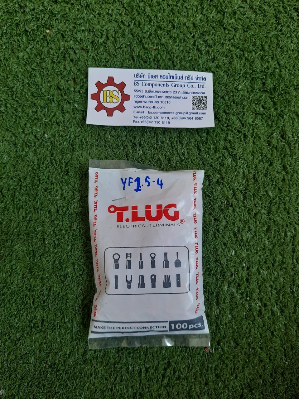 T.LUG : หางปลาเเฉก-หุ้ม YF1.5-4S 1.5mm.2 เเดง