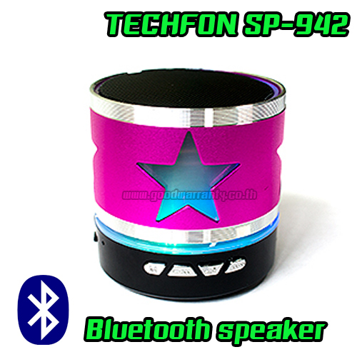 TECHFON SP-942 TECHFON SPEAKER BLUETOOTH USB/TFCARD SP-942 SP-TF-BL-942BK,PK,YE