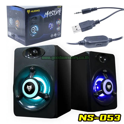 NUBWO NS-053 NUBWO SPEAKER LED LIGHTING 3W. RMS. NS53 175*125*113 mm SP-NW-20-N53BK