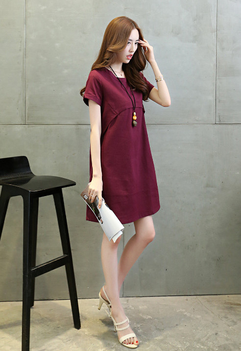 📣 ชุดคลุมท้องสีพื้นไซส์ใหญ่ 3XL-4XL ใส่สบาย ไม่อึดอัด ผ้านิ่ม