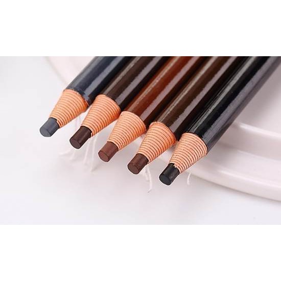 (12แท่ง/กล่อง) Coloured Soft Costful Pen No.1818 ดินสอเขียนคิ้วเชือกดึง คิ้วเชือก