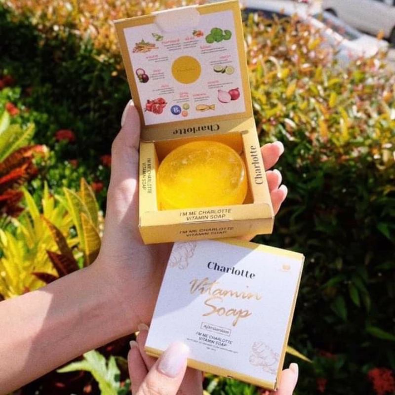 Charlotte Vitamin Soap 55g ชาร์ลอตต์ สบู่วิตามิน ลดสิว