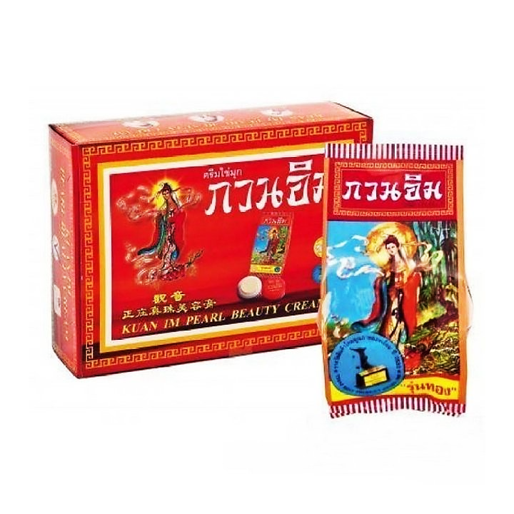 Kuan Im Original Pearl 3g x 24 ชิ้น ครีมกวนอิม