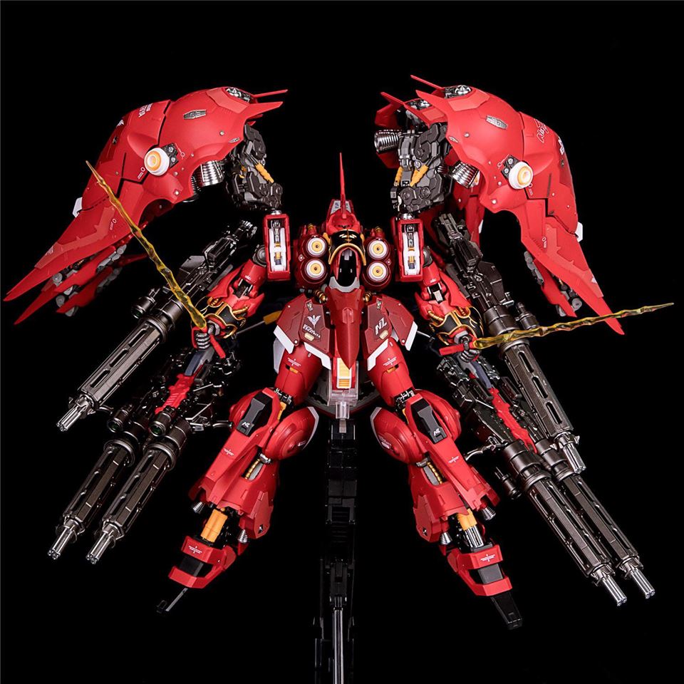 [MC] SL-01 Nz-666 Kshatriya[RED] 1/100 MetalBuild & Gatling Gun
