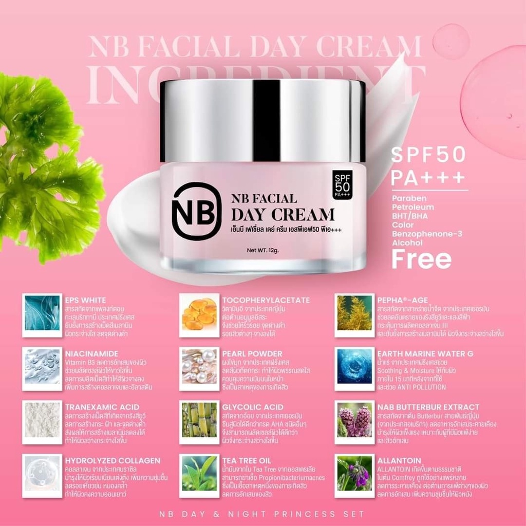 NB Day & Night Princess Set เอ็นบี ครีมเจ้าหญิง 24กรัม