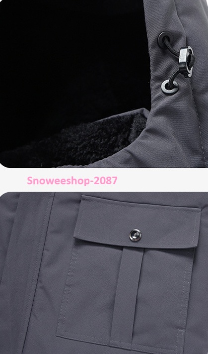 เสื้อโค้ทบุผ้าซูเปอร์หนา กันหนาวได้ถึง -30°C ไซส์ใหญ่พิเศษ L-10XL อกใหญ่สุดถึง 68 นิ้ว หนาวแค่ไหนก็ไม่ต้องทนหนาว ทรงโอเวอร์ไซ ไม่ตัน! ไม่พอง! ใส่แล้วดูเพรียว ใส่ได้ทั้งผู้ชายและผู้หญิง กันน้ำ กันลม กันหิมะ อุ่นแบบนุ่มฟูสบายตัว ไม่หนักตัว มีให้เลือกถึง 7 ส