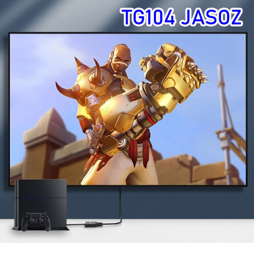 TG104 JASOZ ตัวเเปลง HDMI to VGA Adapter+AUDIO FULL HD CV-GO-XX-HDM01