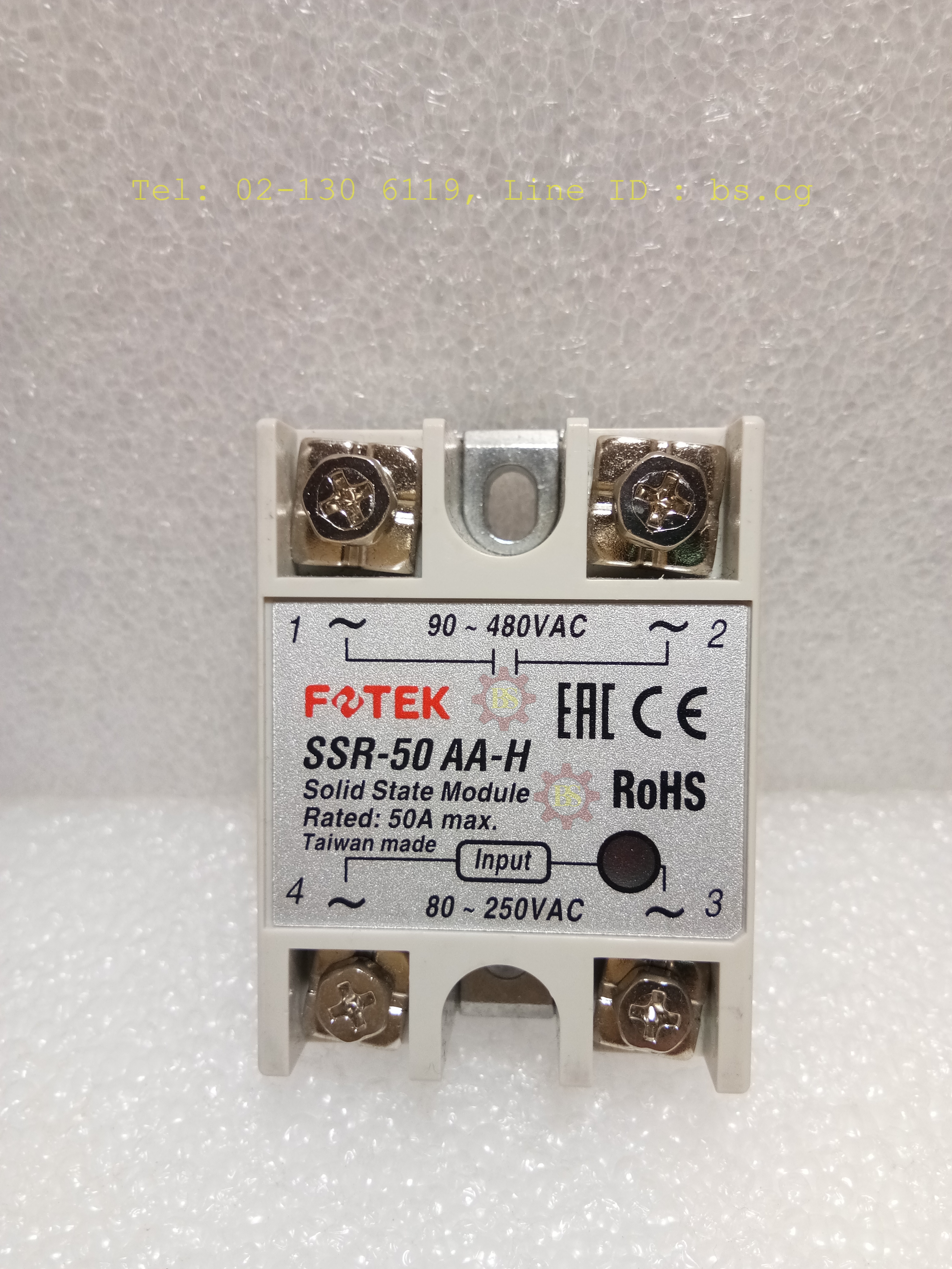 FOTEK : Solid State Module Rated: 50A max. SSR-50 AA-H