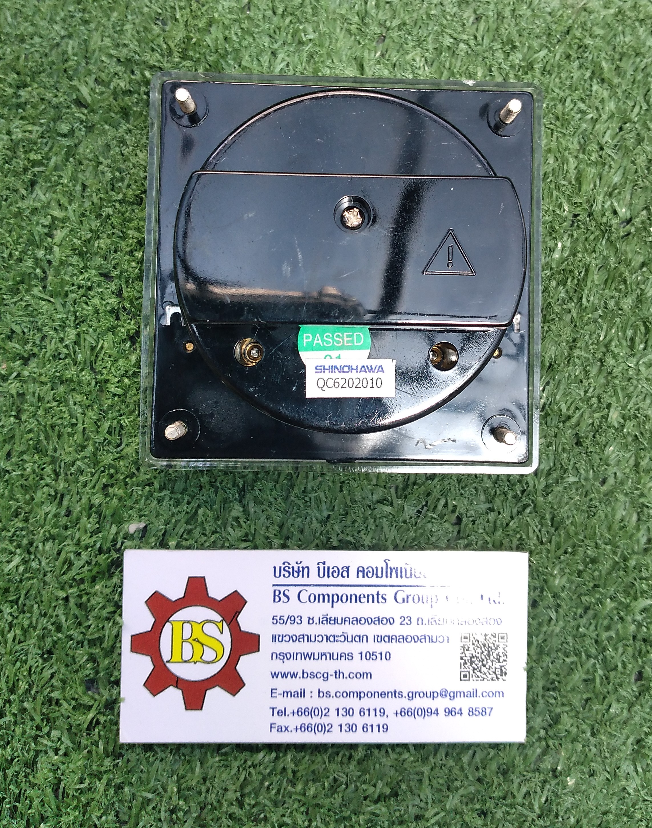 SHINOHAWA : DC Amp meter SA-80 80x80mm. 100A/50mv