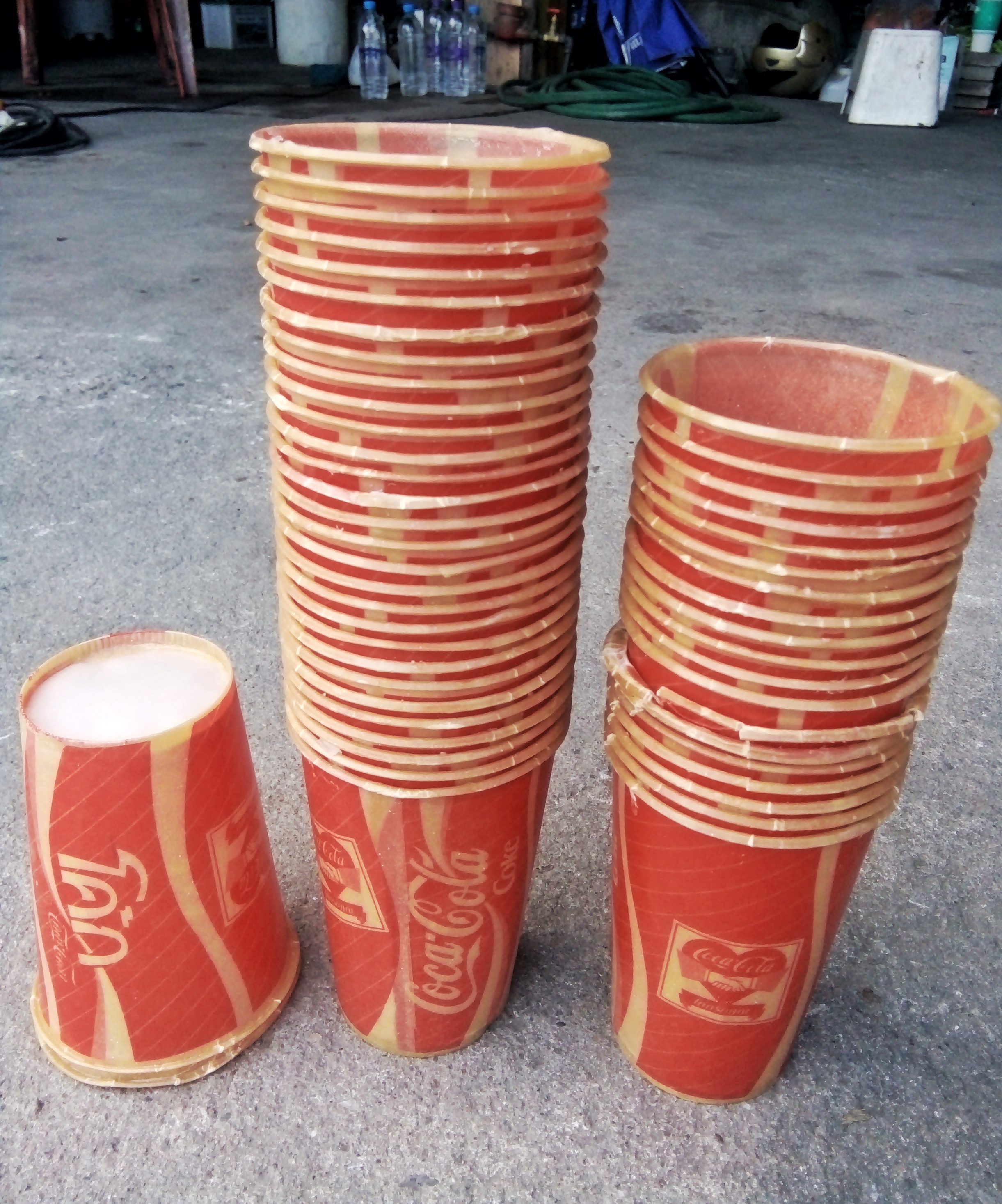 แก้วโค้กชุบเทียน 50 ใบ