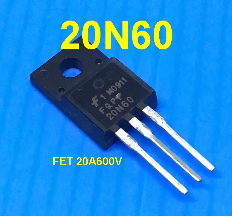 FQP20N60C สินค้าถอดโรงงาน (600V20A)