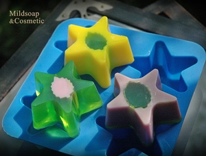 พิมพ์ซิลิโคน ออล สตาร์ /50 กรัม /4 หลุม