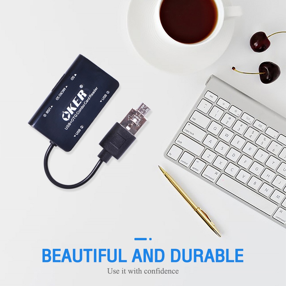 C1505 OKER 2IN1 CARD READER+HUB CR-EX-OK-1505X