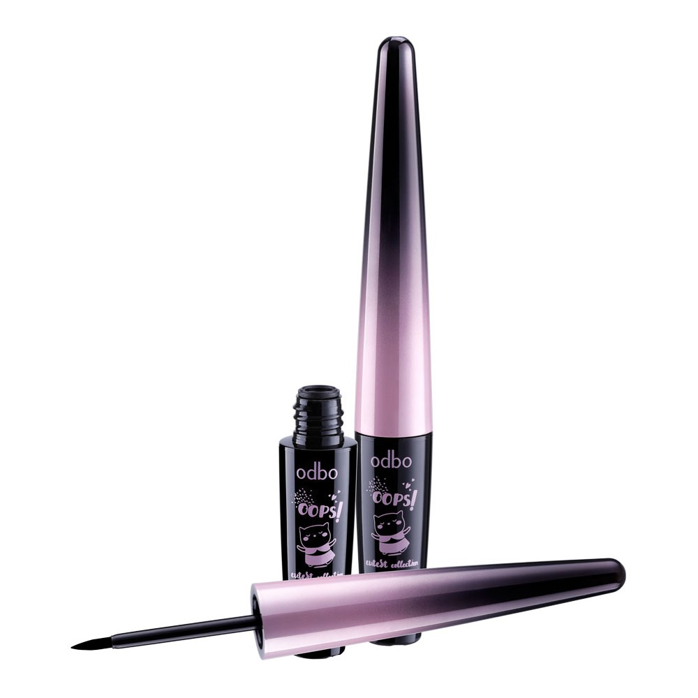 Odbo OOPS Cutest Collection Eyeliner 5ml OD315 (Black) โอดีบีโอ อายไลเนอร์ สีดำ ❤