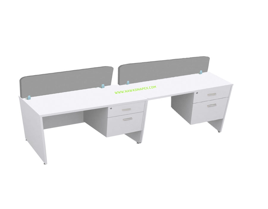 โต๊ะทำงาน 2 ลิ้นชักขวา NW126