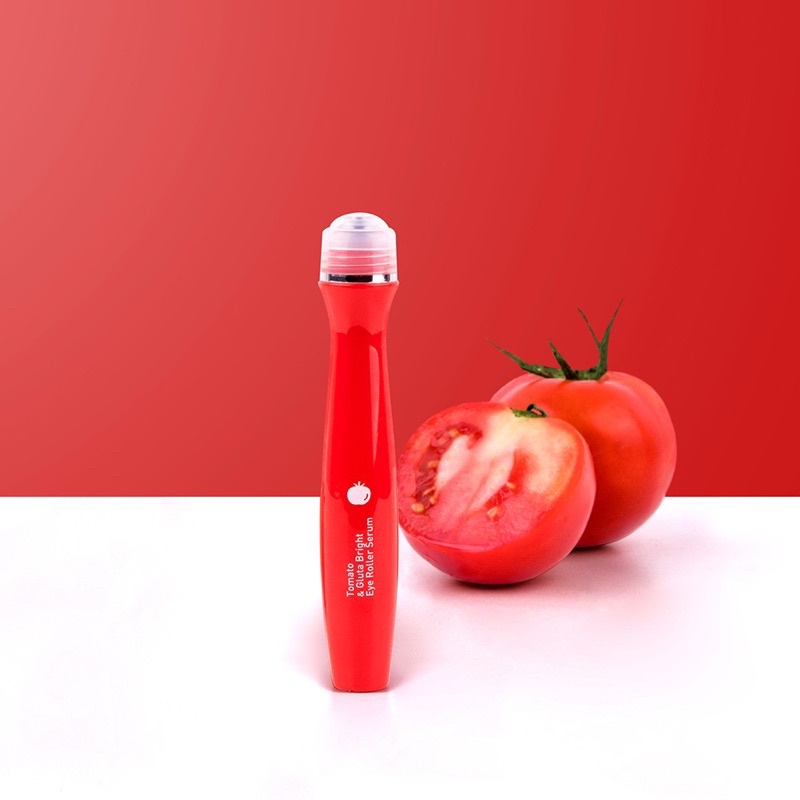 BABY BRIGHT TAMATO & GLUTA BRIGHT EYE ROLLER SERUM 15 ml ลูกกลิ้ง เซรั่มบำรุงใต้ตา มะเขือเทศ กลูต้า