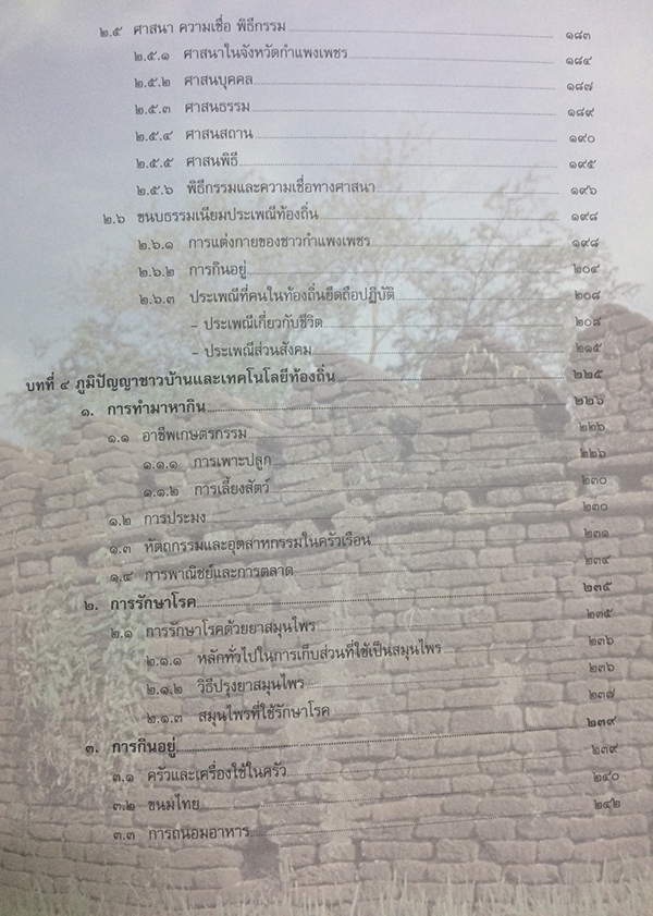 วัฒนธรรม พัฒนาการทางประวัติศาสตร์ เอกลักษณ์และภูมิปัญญา จังหวัดกำแพงเพชร