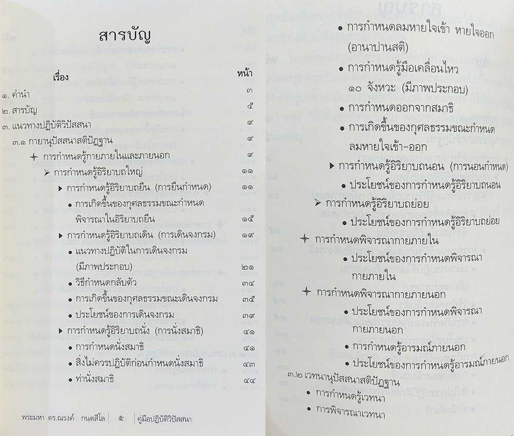 คู่มือปฏิบัติวิปัสสนา