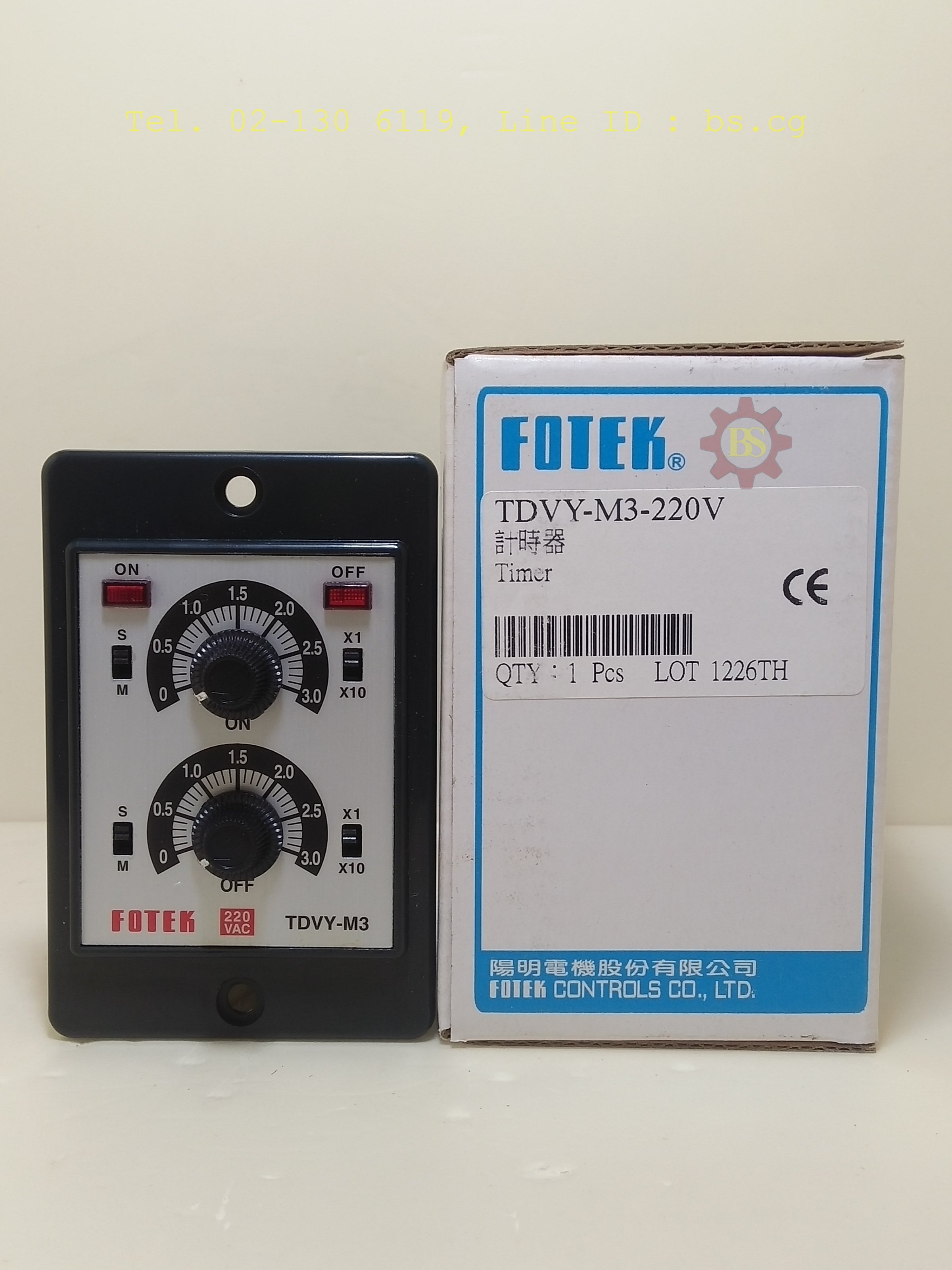 FOTEK: Timer TDVY-M3-220V