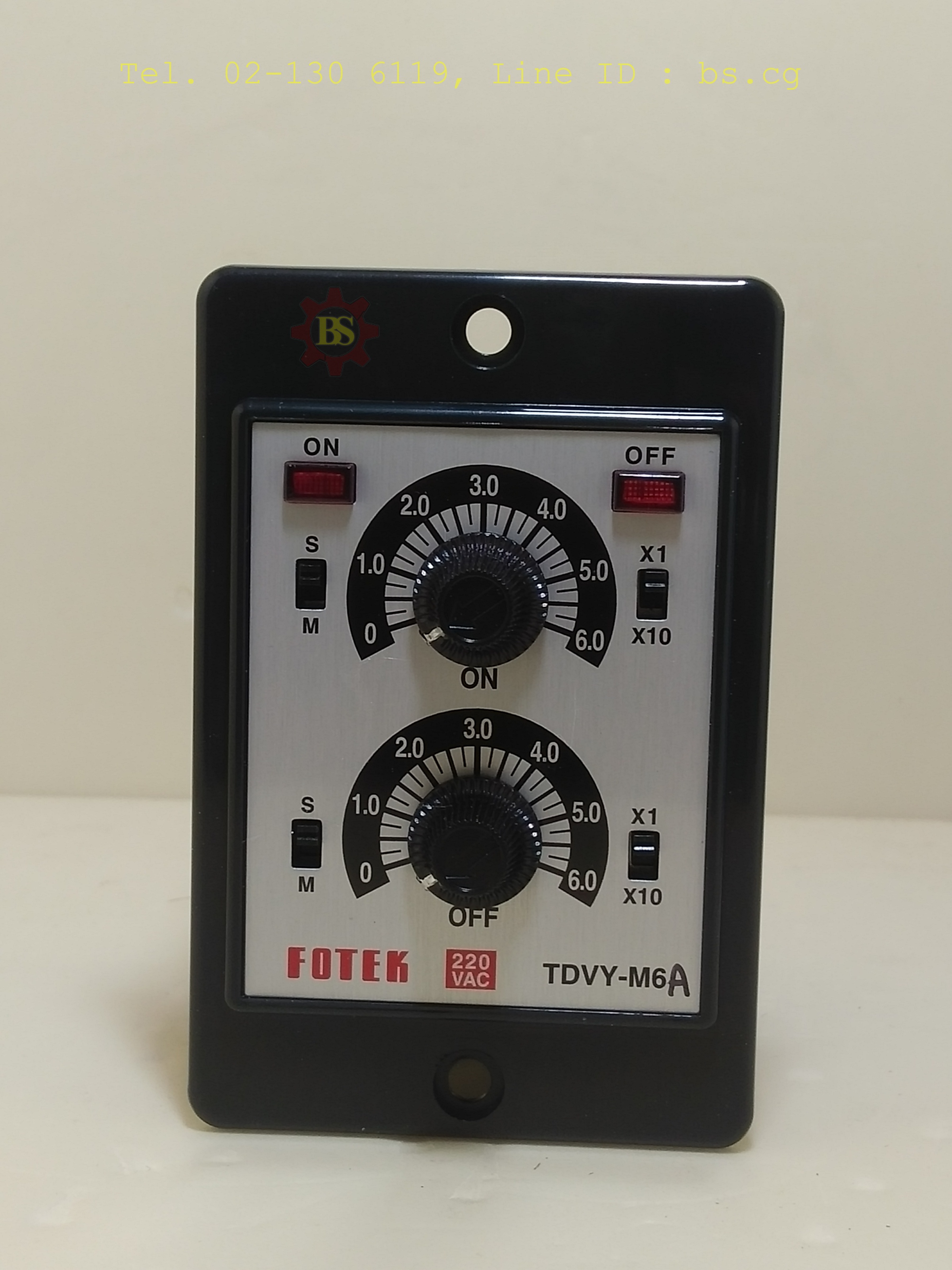 FOTEK: Timer TDVY-M6-2RA-220V