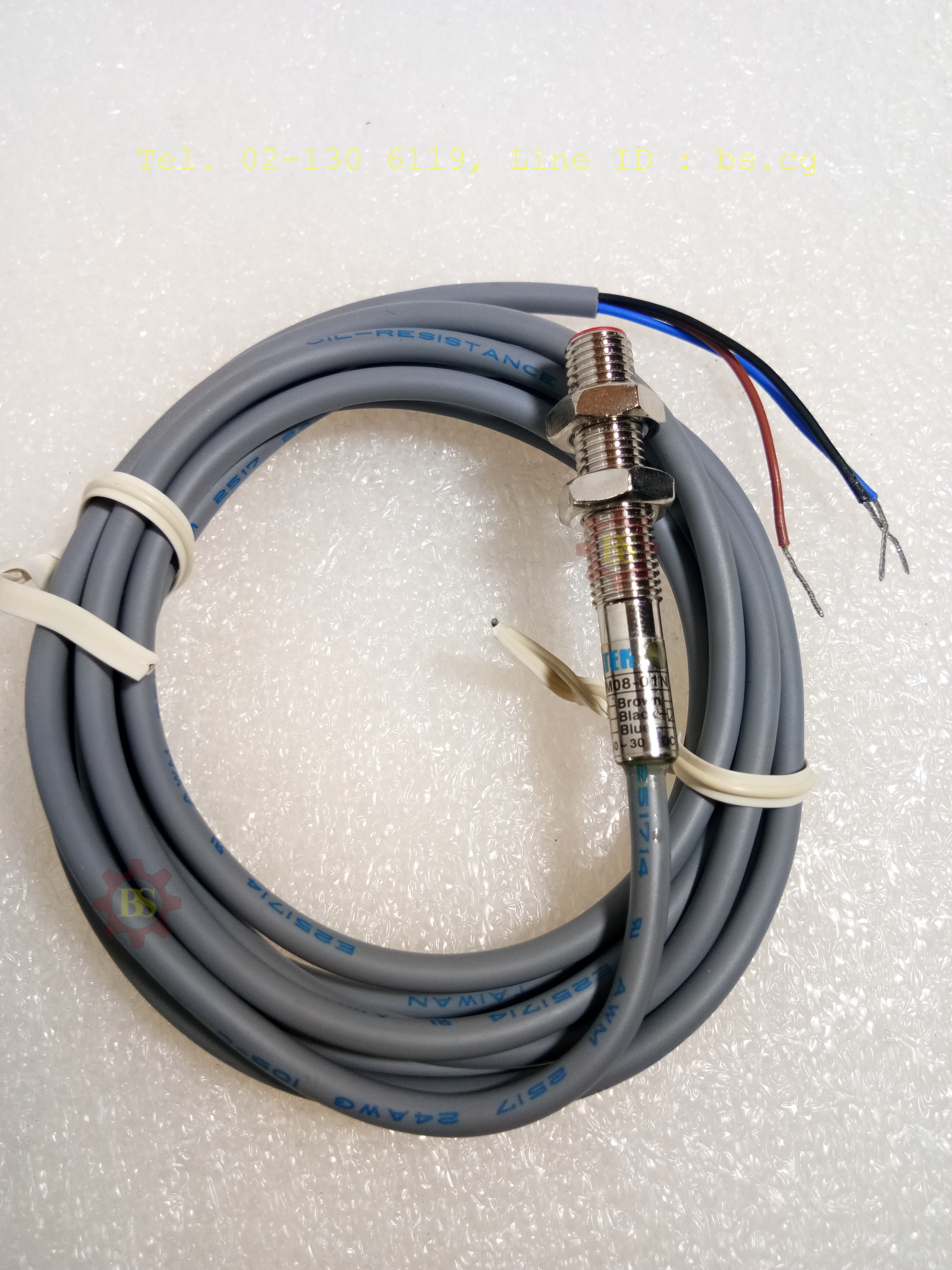 FOTEK : Prox Sw.PM08-01N 1mm. 24Vdc 3wire NPN,NO